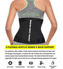 Moolida Waist Trainer Belt for Women Waist Trimmer Weight Loss Workout Fitness Back Support Belts Black,Small