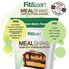 Fit & Lean Meal Shake Meal Replacement with Protein, Fiber, Probiotics and Organic Fruits & Vegetables, Chocolate Peanut Butter Pie, 1lb, 10 Servings