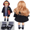 Magic School Uniform Inspired Costume Doll Clothes Clothing Outfits Accessories Set 10 Pcs for 18 inch Girl Dolls