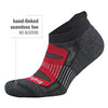 Balega Blister Resist Performance No Show Athletic Running Socks for Men and Women (1 Pair), Black, Small