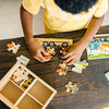 Melissa & Doug Construction Vehicles 4-in-1 Wooden Jigsaw Puzzles in a Box (48 pcs) - FSC-Certified Materials