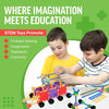 STEM Master - Educational Building Blocks Kit, 176 Pieces, Ages 4-8