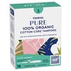 TAMPAX Pure Tampons Super Absorbency, Unscented, 16 Count, (Pack of 3, 48 Total Count)