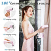 Steamer for Clothes Steamer Powerful HandHeld Portable Travel Garment Steamer Fabric Wrinkle Remover 20s Fast Heat-up 280ml Large Detachable Water Tank Pink