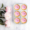 PLASTICPRO Aluminum Foil Muffin Pans Reusable and Disposable, Holds 6 Cupcakes/Muffin & Pie foil Pan Pack of 10
