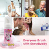 SnowBuddy Kids Foam Toothpaste - Mint, Grape, and Strawberry Flavors - Low-Fluoride and Fluoride-Free Options - 1 Pack and 3 Pack Variations Available (Strawberry (Low-Fluoride), 1.52 fl.oz (1Pack))