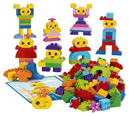 LEGO Build Me Emotions DUPLO Set 45018, Social Emotional Fun Development Toy for Girls and Boys Ages 3 and up (188 Pieces)