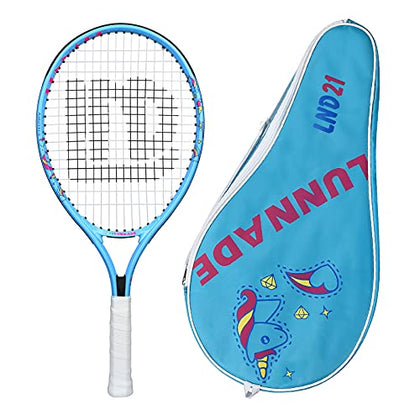 LUNNADE Tennis Racket for Kids Junior, 19/21/23/25 Inch Youth Tennis Racquet with Cover, Suitable for Beginner Boys and Girls Age 3-12