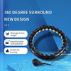 Dumoyi Smart Weighted Fit Hoop for Adults Weight Loss, 24 Detachable Knots Infinity Hoop, 2 in 1 Adomen Fitness Massage Workout Equipment, Great for Exercise and Fitness