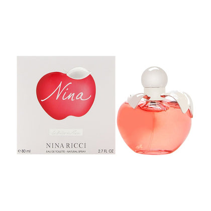 Nina By Nina Ricci For Women - Indulgent Designer Perfume For Her - Floral, Fruity Scented Eau De Toilette Spray Infused With Apple, Amalfi Lemon And Lime - Stylish Bottle Design - 2.7 Oz EDT Spray