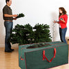 Propik Christmas Tree Storage Bag | Fits Up to 9 Ft. Tall Disassembled Tree | 65 X 15 X 30 Holiday Tree Storage Case | Xmas Storage Container with Handles and Sleek Zipper (Green)