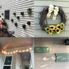MIUKAA Vinyl Siding Hangers, Heavy Duty Outdoor Light Wreath Pictures Hook for Hanging 4 Pack