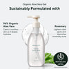 AROMATICA Organic/Soothing Aloe Vera Gel 10.14oz / 300ml, Soothing, Cooling, Moisturizing, Vegan, EWG VERIFIED
