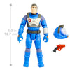 Mattel Disney and Pixar Lightyear XL-03 Buzz Lightyear Action Figure, 12 Points of Articulation & Accessories, 5-in Scale