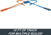 Hot Wheels Track Builder Playset, Deluxe Stunt Box with 25 Component Parts & 1:64 Scale Toy Car