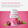 EZ Melts Dissolvable Vitamin B 12 Supplements for Improved Intake - Bioactive B 12 Vitamin to Help Overall Wellbeing - Zero Sugar - Vegan Tablets - Cherry Flavor - 90 Ct