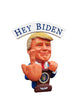 Donald Trump Doll - This Bobblehead Trump Has A Bobbling Middle Finger Instead of Head | Hey Biden Sleepy Joe | Trump 2024 Election #MAGA