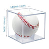 8 Pack Baseball Display Case, UV Protected Acrylic Boxes for Display,Clear Display Case Baseball Cube Memorabilia Showcase Autograph Ball Protector