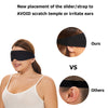 Stylish Sleep Eye Mask for All Sleeping Positions, 3D Contoured Cups, ALASKA BEAR 100% Blackout Cover, Cool and Comfort Concave Padding, Machine Washable