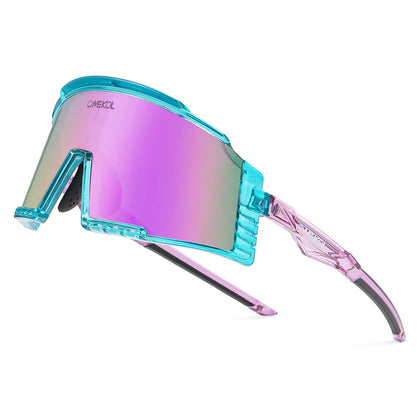 OMEKOL Sports Baseball Sunglasses Men Women Running Cycling Glasses Mountain Bike Goggles MTB Riding Bicycle Eyewear Outdoor(F11)