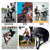 OutdoorMaster Skateboard Cycling Helmet - Two Removable Liners Ventilation Multi-Sport Scooter Roller Skate Inline Skating Rollerblading for Kids, Youth & Adults - S - Black