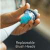 Nanobebe E-Brush Baby Bottle Cleaner - Electric Bottle Cleaning Brush, Baby Accessories, and Sippy Cups - Rechargeable, Includes Replaceable Brush Head
