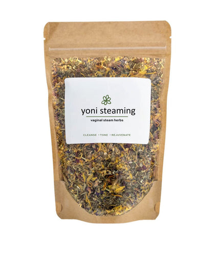 Yoni Steaming Therapy | 2oz Package - 3 Steams | Gentle Formula For Feminine Wellness & Fertility | USDA Organic Vaginal Steam Herbs, V-Steam, Yoni Steaming Herbs | V Steam For Menstrual Support