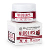 Bella Vita Organic NicoLips Lip Scrub & NicoBalm Lip Balm Combo for Dry, Chapped & Dark Lips Remover Treatment, 20g 5g