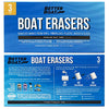 Premium Boat Scuff Erasers | Boating Accessories Gifts for Cleaning Boat Accessories or Gift for Pontoon Fishing Jon Boats Decks Vinyl Boat Cleaner Hull Cleaner Gadgets for Men and Women