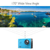 AKASO EK7000 4K30FPS Action Camera Ultra HD Underwater Camera 170 Degree Wide Angle 98FT Waterproof Camera Blue