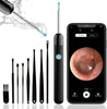 Ear Wax Removal, Ear Cleaner, Ear Wax Removal Kit with 1080P, Ear Camera Otoscope with Light, Ear Cleaning Kit for iPhone, iPad, Android Phones(Black,1080P)