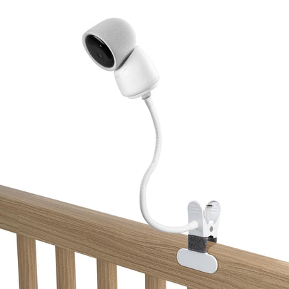 Koroao Clip Mount for Arenti Baby Monitor Without Tools or Wall Damage (White)