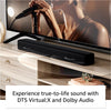 Introducing Amazon Fire TV Soundbar, 2.0 speaker with DTS Virtual:X and Dolby Audio, Bluetooth connectivity