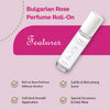 Bulgarian Rose Perfume Roll-On with Natural Rose Oil - Alcohol Free- Natural Rose Aromatic Fragrance - Unisex Rose Perfume - Perfect for Everyone - 9ml