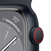 Apple Watch Series 8 [GPS + Cellular, 45mm] - Midnight Aluminum Case with Midnight Sport Band, M/L (Renewed)