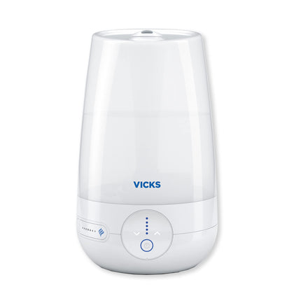 Vicks FilterFree Plus Cool Mist Plus Humidifier (VUL565), Medium Room -Filter-Free Cool Mist Humidifier for Baby, Kids and Adult Rooms, Works with Vicks VapoPads