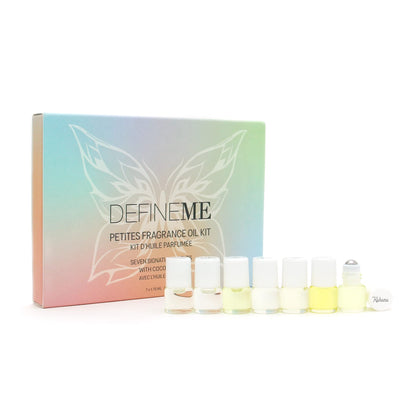 DefineMe Mini Perfume Gift Set, Pack of 7 Scents, Rollerball Roll-on Natural Perfume Oils for Women