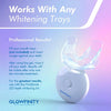GLOWFINITY Teeth Whitening Gel Syringe Refill Pack - (3) 3ml Whitening Gel Syringes, (1) Remineralization Gel Syringe, No Sensitivity, Premium Quality, Use with LED Light and Trays