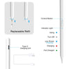 Pencil for iPad Air 5th & 4th Generation, Stylus Pencil for iPad Pro 6th/5th/4th/3rd Generation, Pencil with Palm Rejection Compatible with 2018-2023 Apple iPad 10th 9th iPad Mini 6th (White)