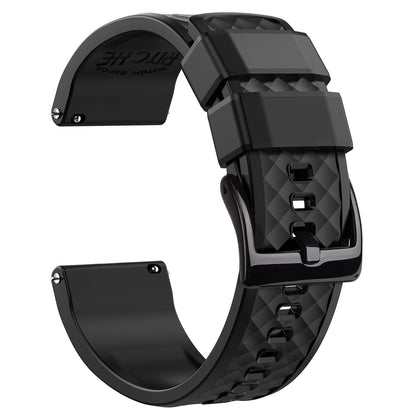 Ritche 22mm Silicone Watch Band Compatible with Samsung Galaxy Watch 3 (45mm) Samsung Gear S3 Classic Watch Quick Release Rubber Watch Bands for Men Women, Valentine's day gifts for him or her