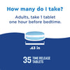 Nature Made Wellblends Sleep Longer, Melatonin 10mg, L theanine 100 mg, and GABA 100mg, Sleep Supplement, 35 Tri-Layer Tablets