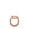Fossil Women's Quartz Stainless Steel Two-Hand Watch Ring, Color: Rose Gold Raquel (Model: ES5345)