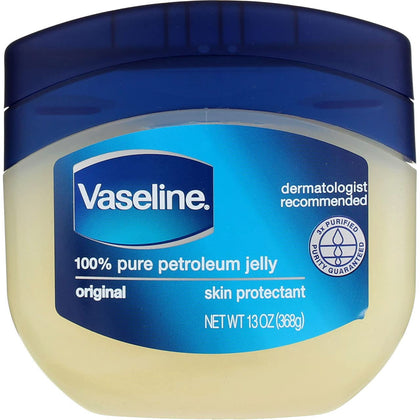 Vaseline Petroleum Jelly Original 3 Count Provides Dry Skin Relief And Protects Minor Cuts Dermatologist Recommended And Locks In Moisture 13oz