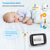 HelloBaby Video Baby Monitor with 2 Cameras and Audio. Baby Monitor with Remote Pan/Tilt/Zoom, VOX Mode, Night Vision, 2-Way Talk, 8 Lullabies