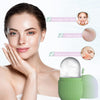 Joyeee Ice Face Roller, Reusable Silicone Mold Face Massage Eye Facial Beauty Skin Care Tools Apply Ice for Shrink Pores Anti Wrinkle Reduce Puffiness Improve Skin Elasticity, Striped, Green