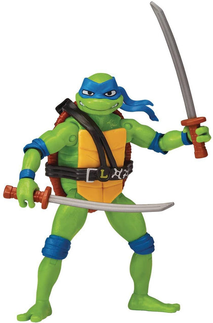 Teenage Mutant Ninja Turtles: Mutant Mayhem 4.5 Leonardo Basic Action Figure by Playmates Toys