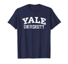 Yale Bulldogs Apparel Arched Navy Officially Licensed T-Shirt