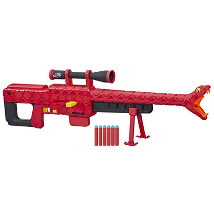 NERF Roblox Zombie Attack: Viper Strike Sniper-Inspired Blaster with Scope, Code for Exclusive Virtual Item