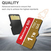 SD Card 1TB Waterproof SD Carte High Speed TF Card Ultra Storage Memory Card for Camera,Phone,Computer,Smartphone, Game Console(1000gb)