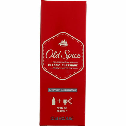 Old Spice Classic Cologne Spray - 4.25 Ounce (Value Pack of 3)